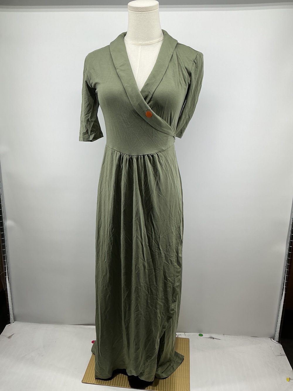 Tencel Jersey Midi Wrap Dress